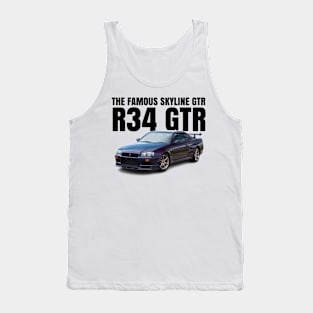 R34 GTR Tank Top